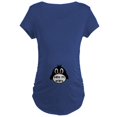 thumbnail image 1 of CafePress - Baby On Board Penguin Maternity T Shirt - Maternity Dark T-Shirt, 1 of 3