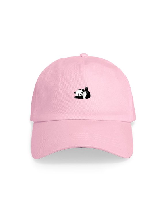 - Baby Panda Cap - Adjustable 100% Brushed Unisex Casual Cotton Baseball Cap, Beige, 1