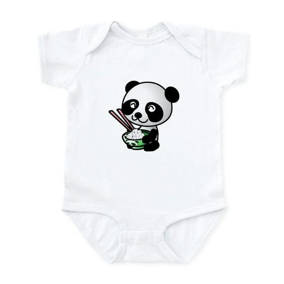 CafePress - Baby Panda Infant Bodysuit - Baby Light Bodysuit, Size Newborn - 24 Months