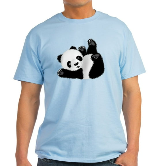 CafePress - Baby Panda Light T Shirt - Men's Classic Graphic T-Shirt