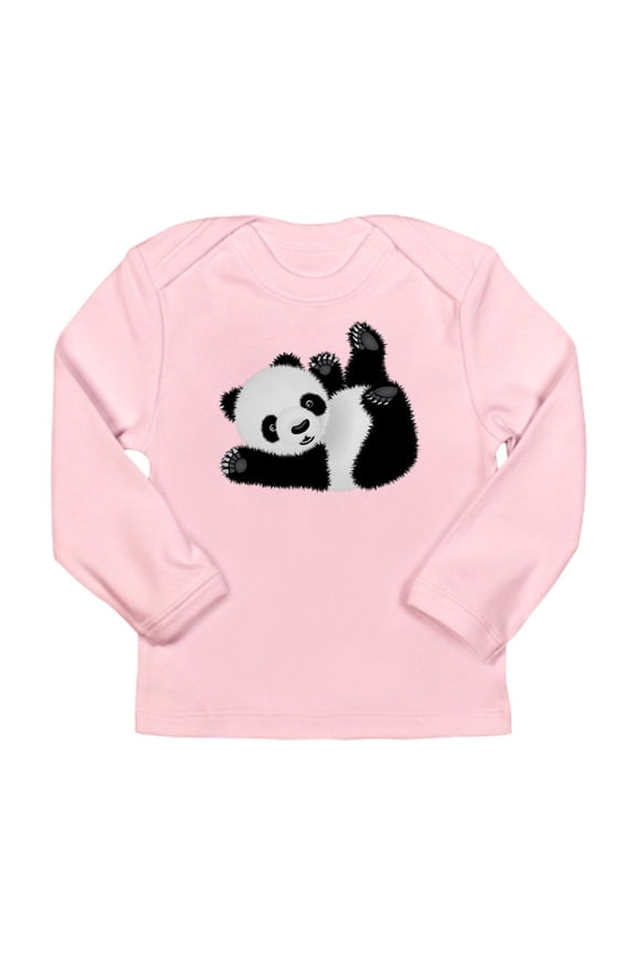 - Baby Panda Long Sleeve T Shirt - Long Sleeve Infant T-Shirt