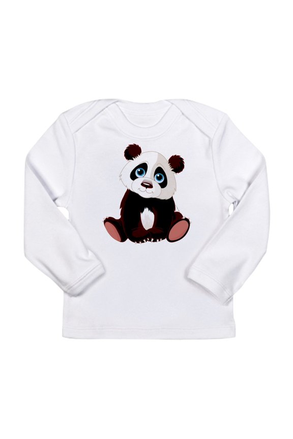 - Baby Panda Long Sleeve T Shirt - Long Sleeve Infant T-Shirt