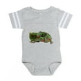 thumbnail image 1 of CafePress - Baby Parakeets - Cute Infant Baby Football Bodysuit, 1 of 3