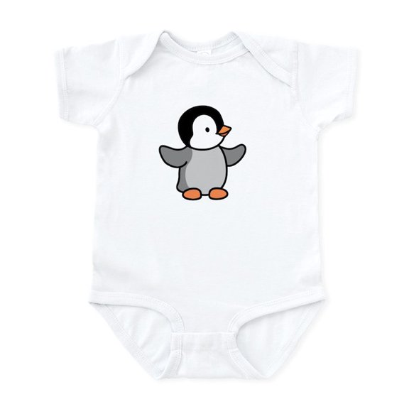 CafePress - Baby Penguin Infant Bodysuit - Baby Light Bodysuit, Size Newborn - 24 Months