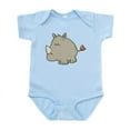 thumbnail image 1 of CafePress - Baby Rhino Infant Bodysuit - Baby Light Bodysuit, Size Newborn - 24 Months, 1 of 4