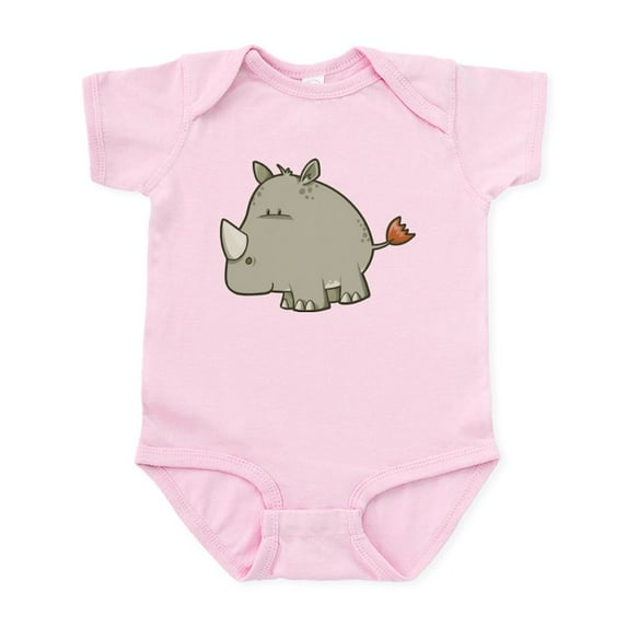 CafePress - Baby Rhino Infant Bodysuit - Baby Light Bodysuit, Size Newborn - 24 Months