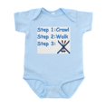 thumbnail image 1 of CafePress - Baby Skier Infant Bodysuit - Baby Light Bodysuit, Size Newborn - 24 Months, 1 of 4