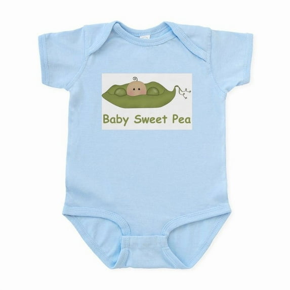 CafePress - Baby Sweet Pea Infant Body Suit - Baby Light Bodysuit, Size Newborn - 24 Months