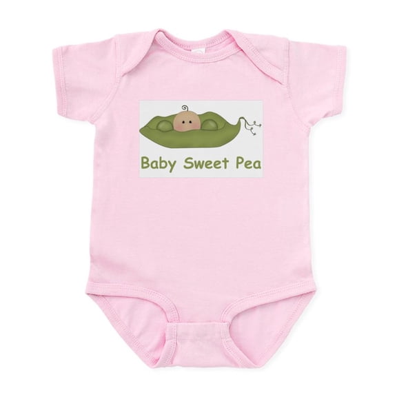CafePress - Baby Sweet Pea Infant Body Suit - Baby Light Bodysuit, Size Newborn - 24 Months