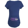 thumbnail image 1 of CafePress - Baby TWINS Loading! Maternity T Shirt - Maternity Dark T-Shirt, 1 of 3