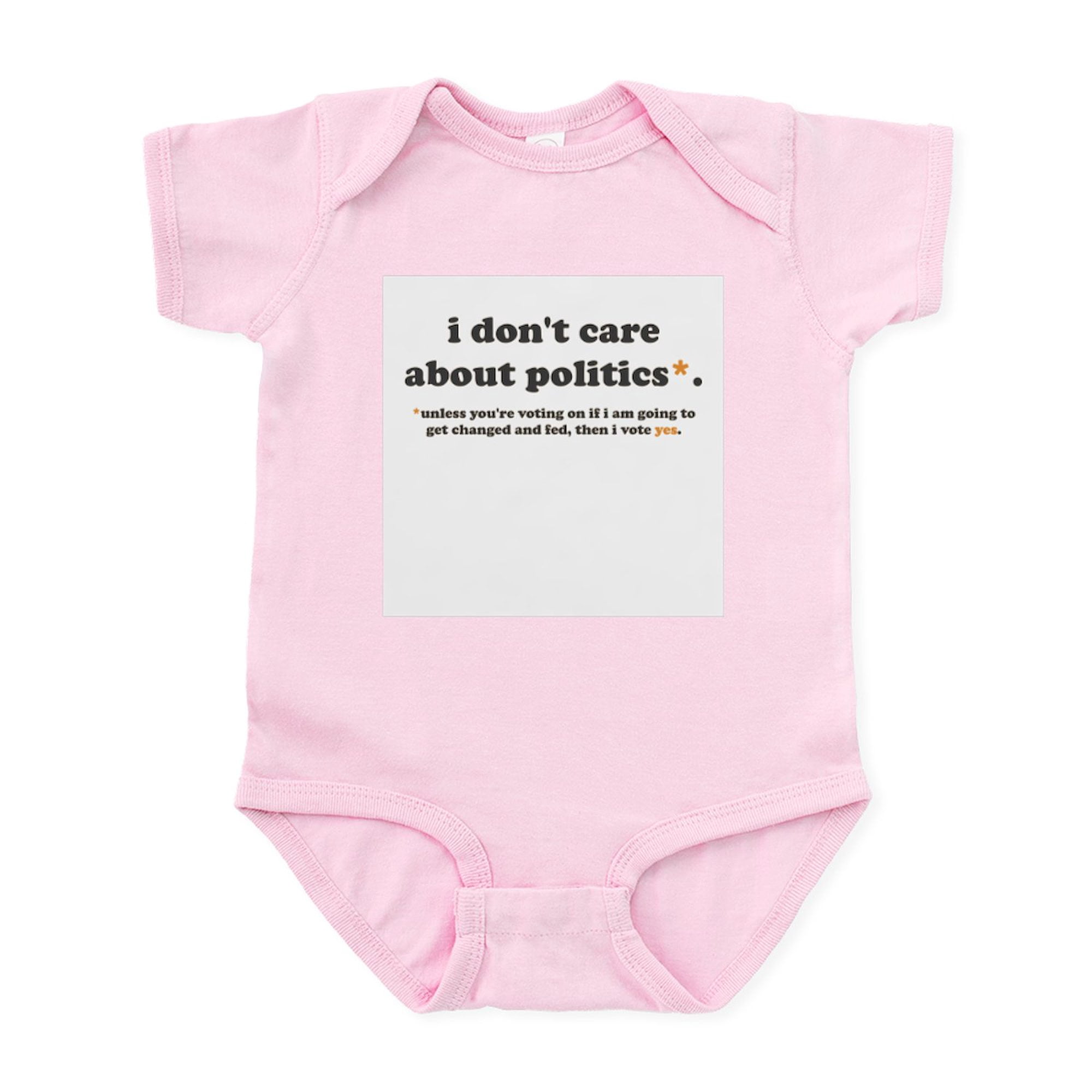 CafePress - Baby Vote Body Suit/Onesie - Baby Light Bodysuit, Size Newborn - 24 Months