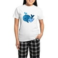 thumbnail image 1 of CafePress - Baby Whale Pajamas - Women's Short Sleeve Print T-Shirt and Pants Light Cotton Pajama Set, 1 of 7
