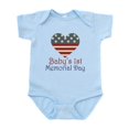 thumbnail image 1 of CafePress - Baby's 1St Memorial Day Infant Bodysuit - Baby Light Bodysuit, Size Newborn - 24 Months, 1 of 4