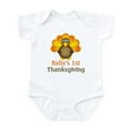 thumbnail image 1 of CafePress - Baby's 1St Thanksgiving Infant Bodysuit - Baby Light Bodysuit, Size Newborn - 24 Months, 1 of 4