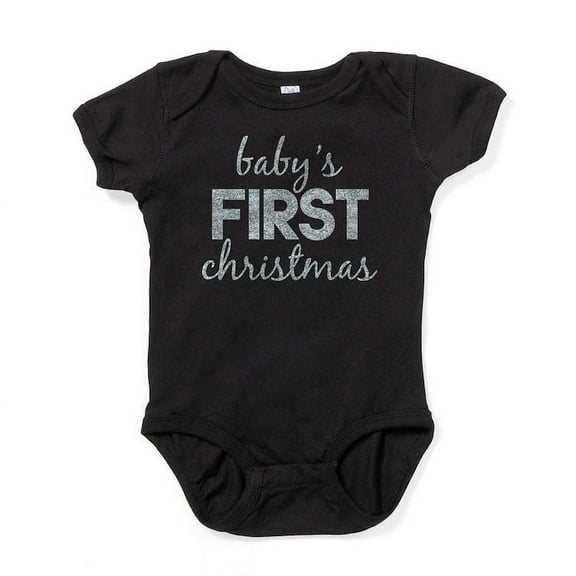 CafePress - Baby's First Christmas - Cute Infant Bodysuit Baby Romper - Size Newborn - 24 Months