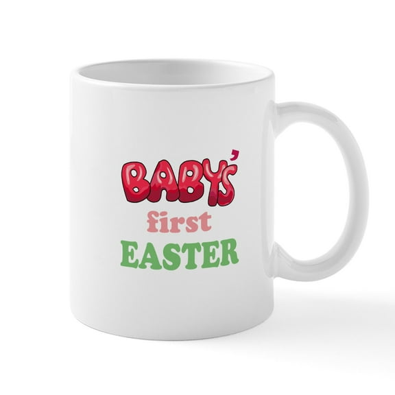 CafePress - Baby's First Easter Mugs - 11 oz Ceramic Mug - Novelty Coffee Tea Cup