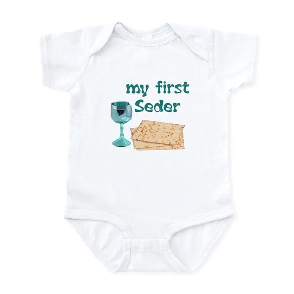 CafePress - Baby's First Passover Infant Bodysuit - Baby Light Bodysuit, Size Newborn - 24 Months