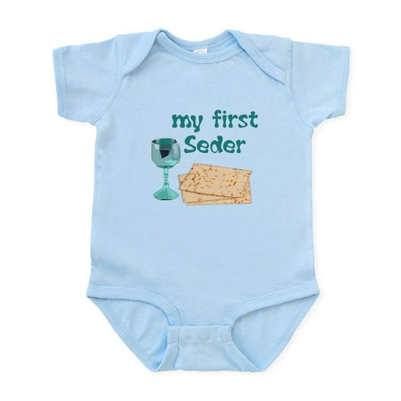 CafePress - Baby's First Passover Infant Bodysuit - Baby Light Bodysuit, Size Newborn - 24 Months