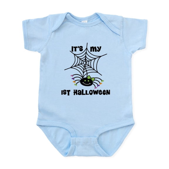 CafePress - Babys 1St Halloween Spider - Baby Light Bodysuit, Size Newborn - 24 Months