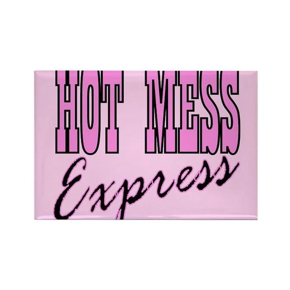 CafePress - Bachelorette Party Hot Mess Magnets - Rectangle Magnet, 2"x3" Refrigerator Magnet