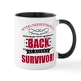 thumbnail image 1 of CafePress - Back Surgery Survivor Mugs - 11 oz Ceramic Mug - Novelty Coffee Tea Cup, 1 of 4