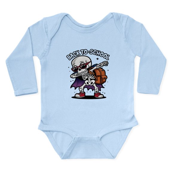 CafePress - Back To School - Long Sleeve Cotton Baby Bodysuit