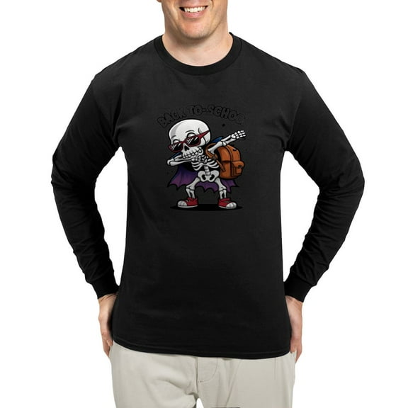 CafePress - Back To School Men's Long Sleeve T Shirt - Long Sleeve Dark T-Shirt