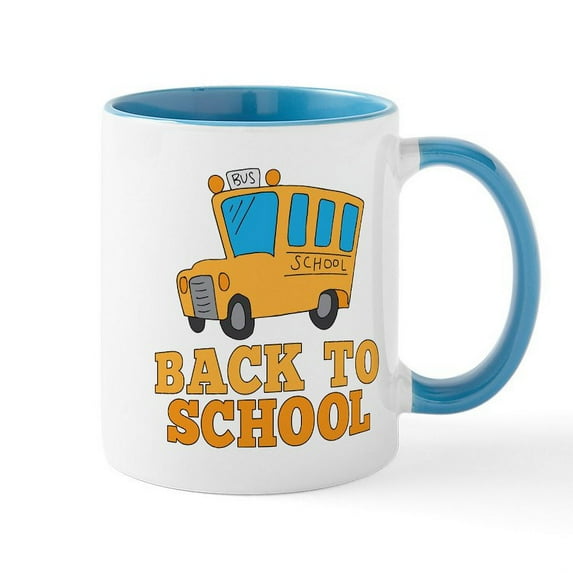 CafePress - Back To School Mug - 11 oz Ceramic Mug - Novelty Coffee Tea Cup