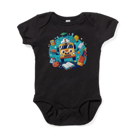 CafePress - Back To School T Shirt Design For Student - Cute Infant Bodysuit Baby Romper - Size Newborn - 24 Months