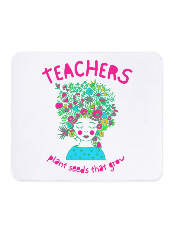 - Back To School Teacher Garden Lover T Shirt - Non-slip Rubber Mousepad, Gaming Mouse Pad