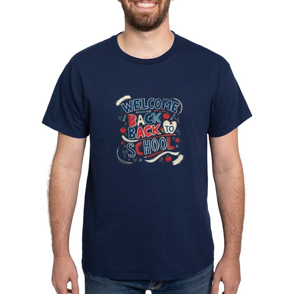 CafePress - Back To School Vibes T Shirt Men's Value T Shirt - Men's Classic Graphic Cotton T-Shirt