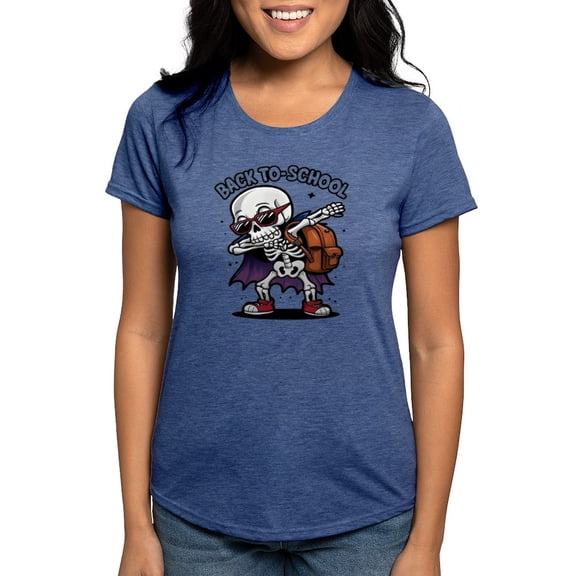 CafePress - Back To School Women's Deluxe T Shirt - Womens Tri-blend T-Shirt