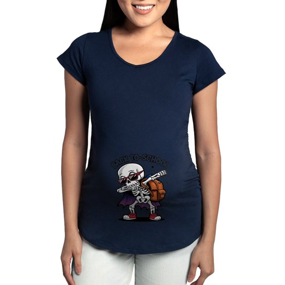 CafePress - Back To School Women's Maternity T Shirt - Maternity Dark T-Shirt