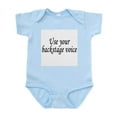thumbnail image 1 of CafePress - Backstage Voice Infant Bodysuit - Baby Light Bodysuit, Size Newborn - 24 Months, 1 of 4