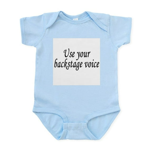 CafePress - Backstage Voice Infant Bodysuit - Baby Light Bodysuit, Size Newborn - 24 Months