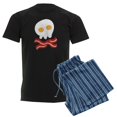 thumbnail image 1 of CafePress - Bacon And Eggs Skull Men's Dark Pajamas - Men's Dark Loose Fit Cotton Pajama Set, 1 of 7