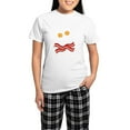 thumbnail image 1 of CafePress - Bacon And Eggs Skull Women's Light Pajamas - Women's Short Sleeve Print T-Shirt and Pants Light Cotton Pajama Set, 1 of 7