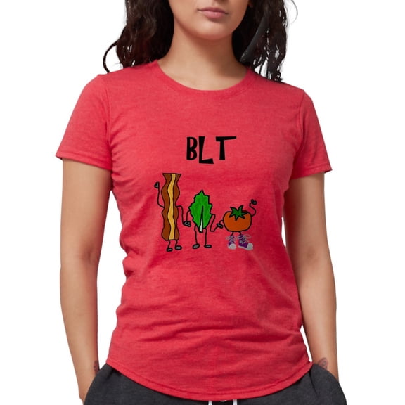 CafePress - Bacon Lettuce And Tomato Womens Tri Blend T Shirt - Womens Tri-blend T-Shirt