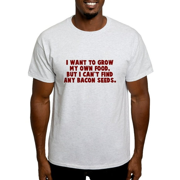 CafePress - Bacon Seeds Light T Shirt - Men's Classic Graphic T-Shirt