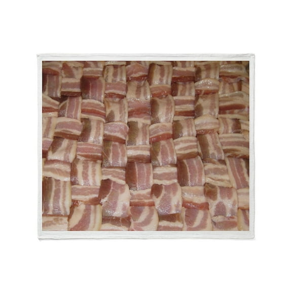 CafePress - Bacon Weave Throw Blanket - Soft Fleece Throw Blanket, 50"x60" for All Ages