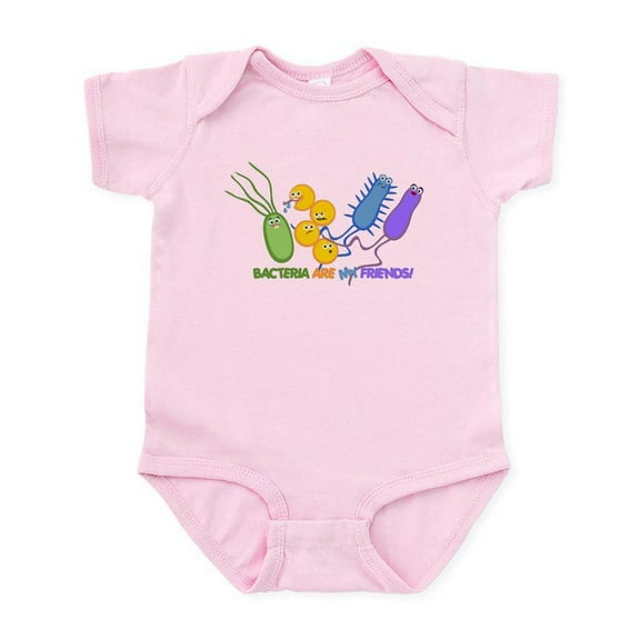 CafePress - Bacteria Are My Friends Infant Bodysuit - Baby Light Bodysuit, Size Newborn - 24 Months