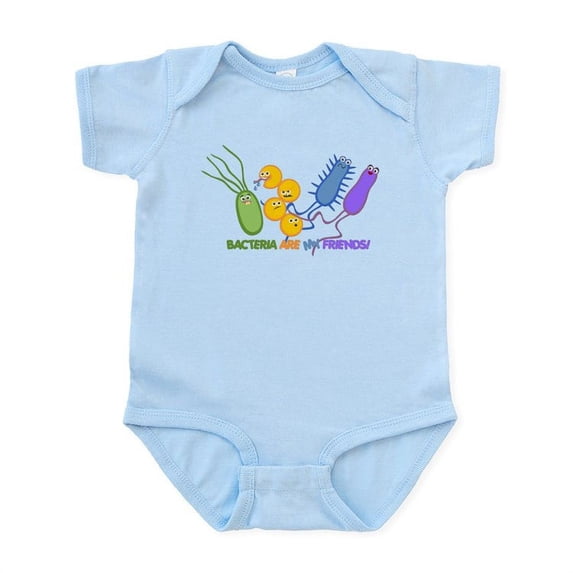 CafePress - Bacteria Are My Friends Infant Bodysuit - Baby Light Bodysuit, Size Newborn - 24 Months