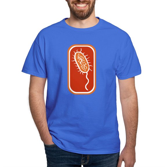 CafePress - Bacterial Cell Dark T Shirt - Men's Classic Graphic Cotton T-Shirt