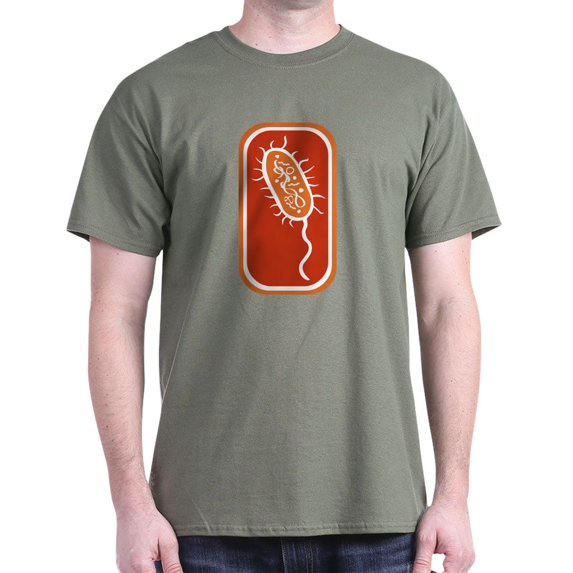 CafePress - Bacterial Cell Dark T Shirt - Men's Classic Graphic Cotton T-Shirt