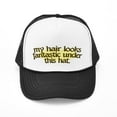 thumbnail image 1 of CafePress - Bad Hair Day - Adjustable Unisex Printed Trucker Hat with Mesh Back, 1 of 8
