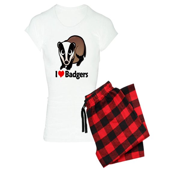 CafePress - Badgersilove - Women's Light Pajamas