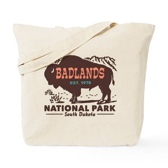 CafePress - Badlands National Park Tote Bag - Unisex Canvas Tote Bag, Beige, 1-Piece