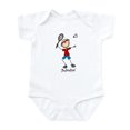 thumbnail image 1 of CafePress - Badminton Infant Bodysuit - Baby Light Bodysuit, Size Newborn - 24 Months, 1 of 4