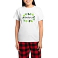 thumbnail image 1 of CafePress - Bagpipe Shamrock Oval Women's Light Pajamas - Women's Short Sleeve Print T-Shirt and Pants Light Cotton Pajama Set, 1 of 7