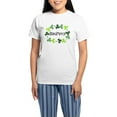 thumbnail image 1 of CafePress - Bagpipe Shamrock Oval Women's Light Pajamas - Women's Short Sleeve Print T-Shirt and Pants Light Cotton Pajama Set, 1 of 7